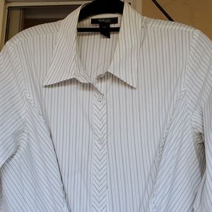 Women style & Co stripped button down blouse